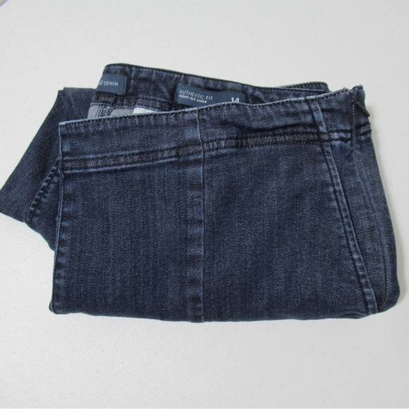 J. Jill Authentic Fit Front Slit Ankle Denim Jeans Size 14 - Picture 12 of 12